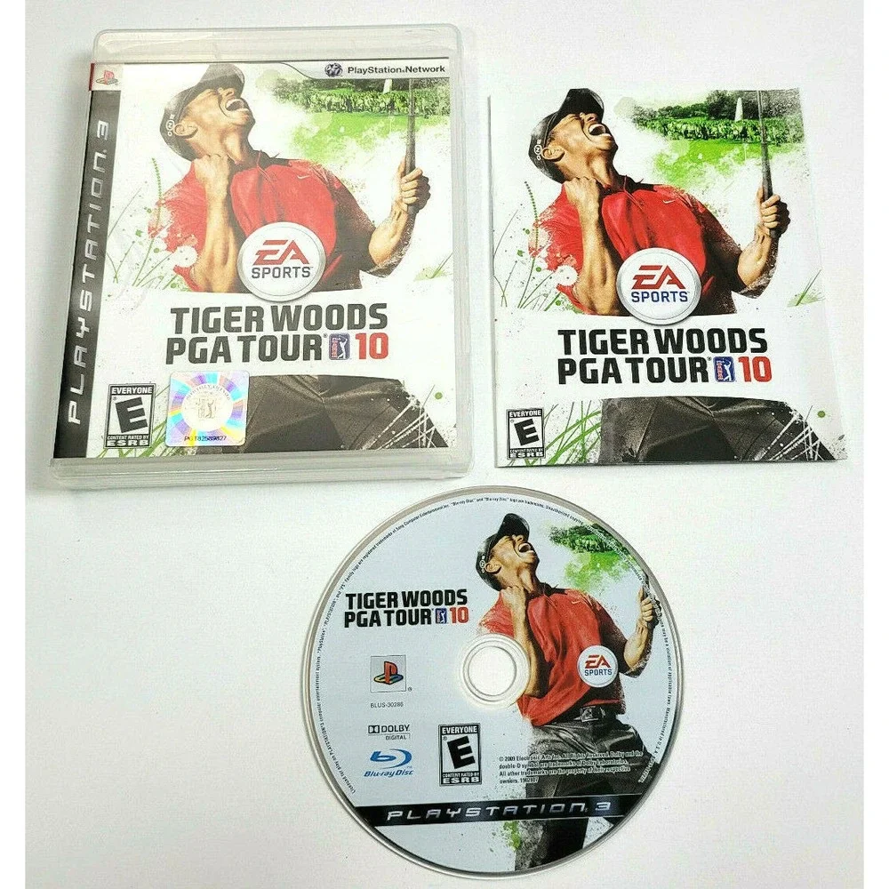 TIGER WOODS PGA TOUR 10 - PS3 GAME - COMPLETE!